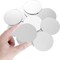 25 Pcs Small Round Mirror 8 Inch Mirror Tiles for Crafts Adhesive Mirror Tiles Mosaic Mirror Tiles Round Decorative Glass Mirror for Home Wall DIY Crafts(3 Inch in Diameter)